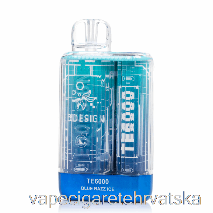 Vape Hrvatska Eb Te6000 Disposable Blue Razz Ice